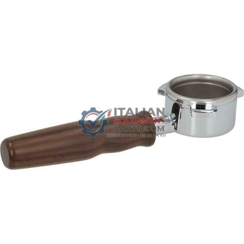 Bottomless Wooden Handle Filter Holder for La San Marco - ItalianEquipmentParts.com