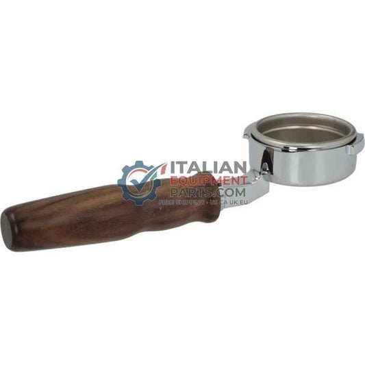 Gaggia Wooden Handle Bottomless Portafilter - ItalianEquipmentParts.com